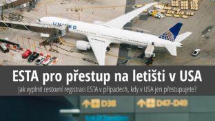 Přestup na letišti v USA: Je třeba žádat o ESTA?