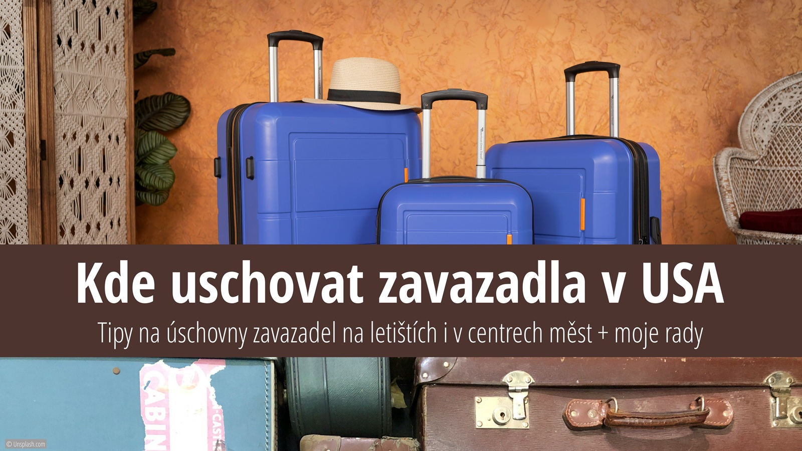 Úschovny zavazadel v USA – rady, Bounce a LuggageHero | © Unsplash.com